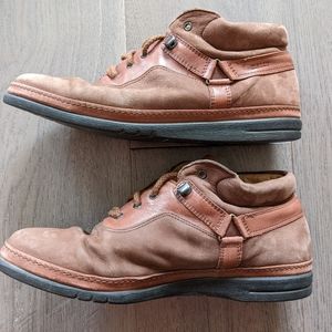 Bally shoes, US 7.5, brown leather/suede